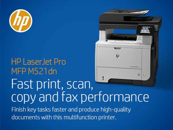 HP LaserJet Pro MFP M521dn: