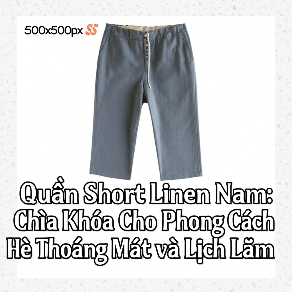 tuvanmuasam Quan short linen nam