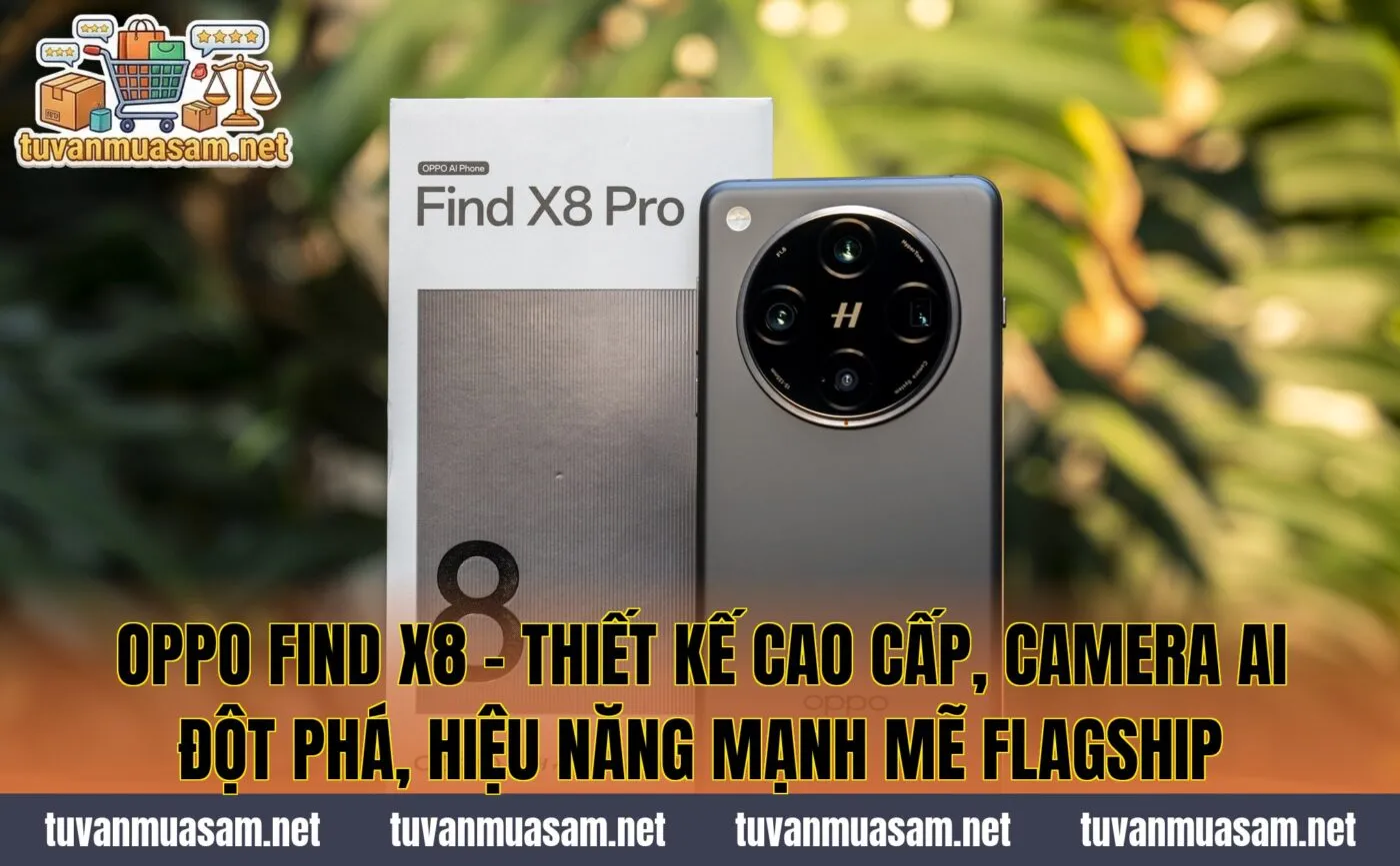 OPPO Find X8 - Thiết Kế Cao Cấp, Camera AI Đột Phá, Hiệu Năng Mạnh Mẽ Flagship
