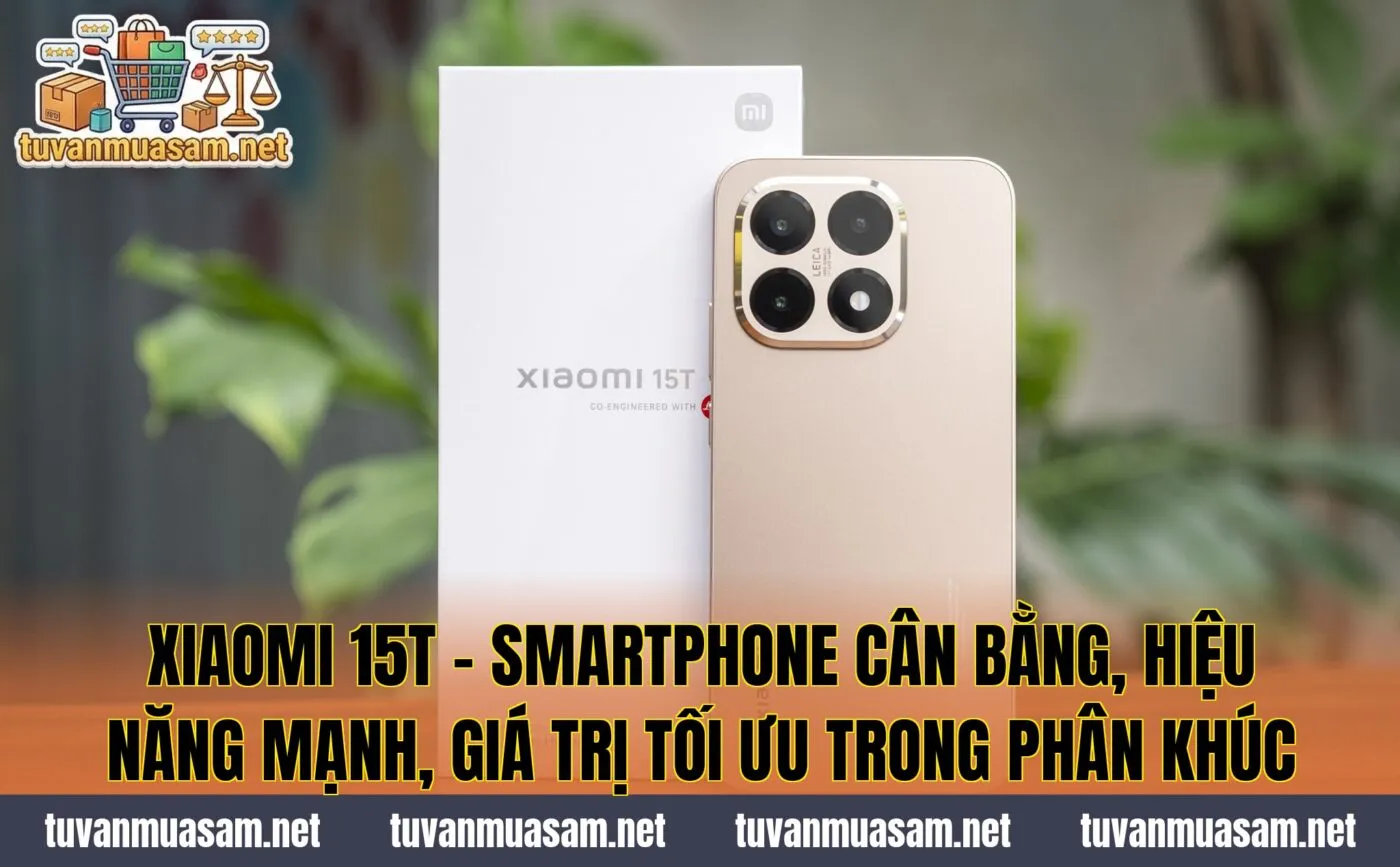 Xiaomi 15T - Smartphone Cân Bằng, Hiệu Năng Mạnh, Giá Trị Tối Ưu Trong Phân Khúc