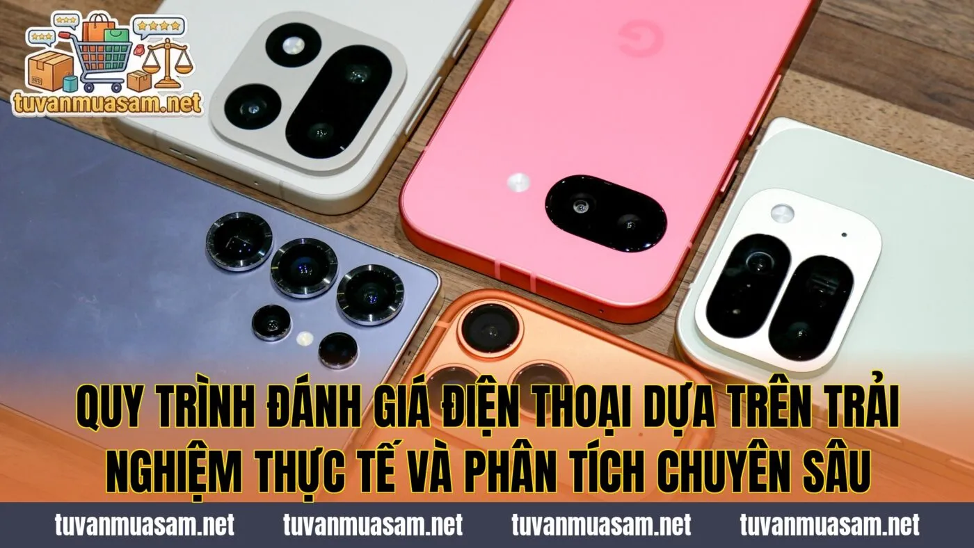 Quy trình đánh giá điện thoại dựa trên trải nghiệm thực tế và phân tích chuyên sâu