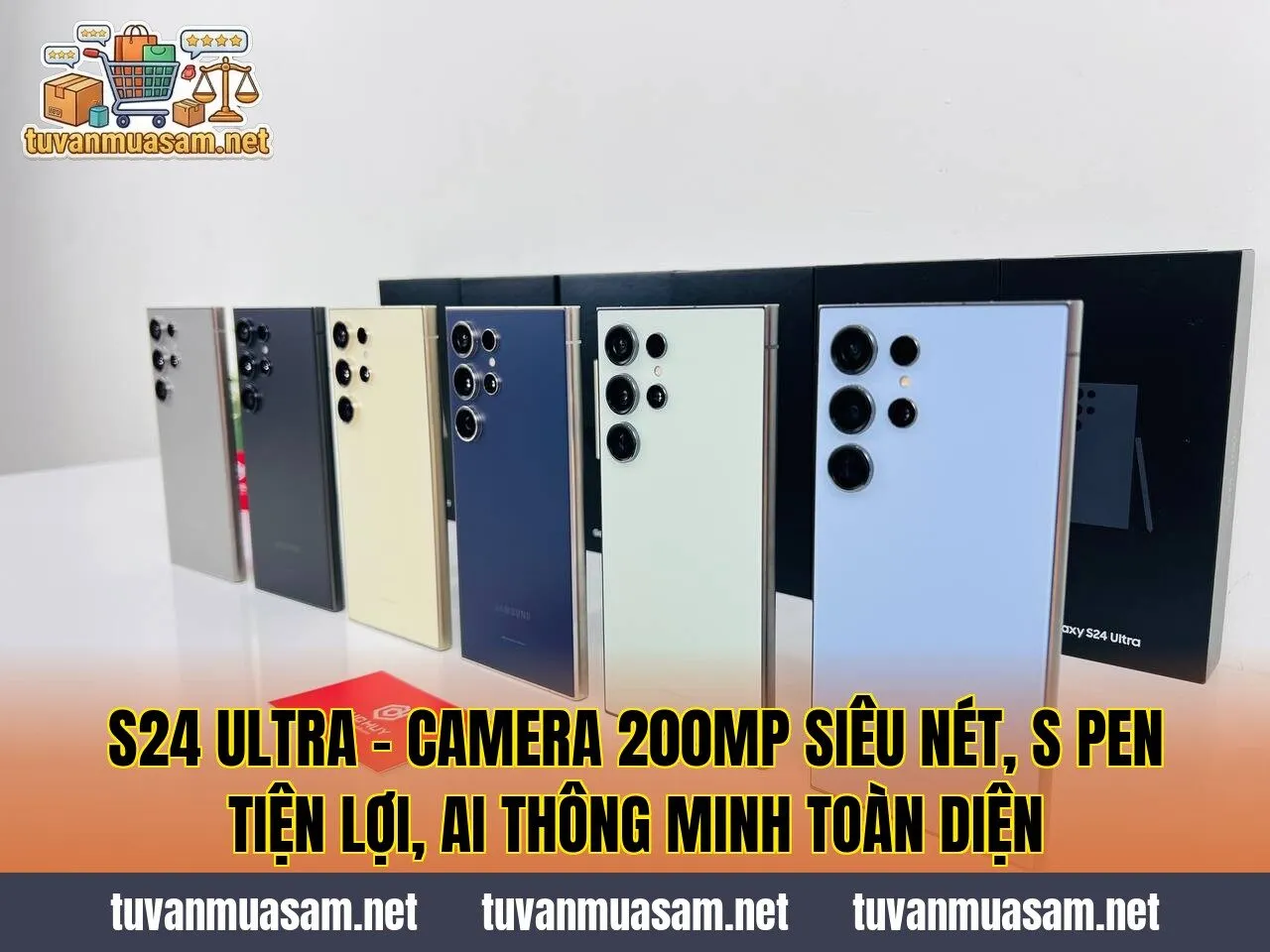 S24 Ultra - Camera 200MP Siêu Nét, S Pen Tiện Lợi, AI Thông Minh Toàn Diện