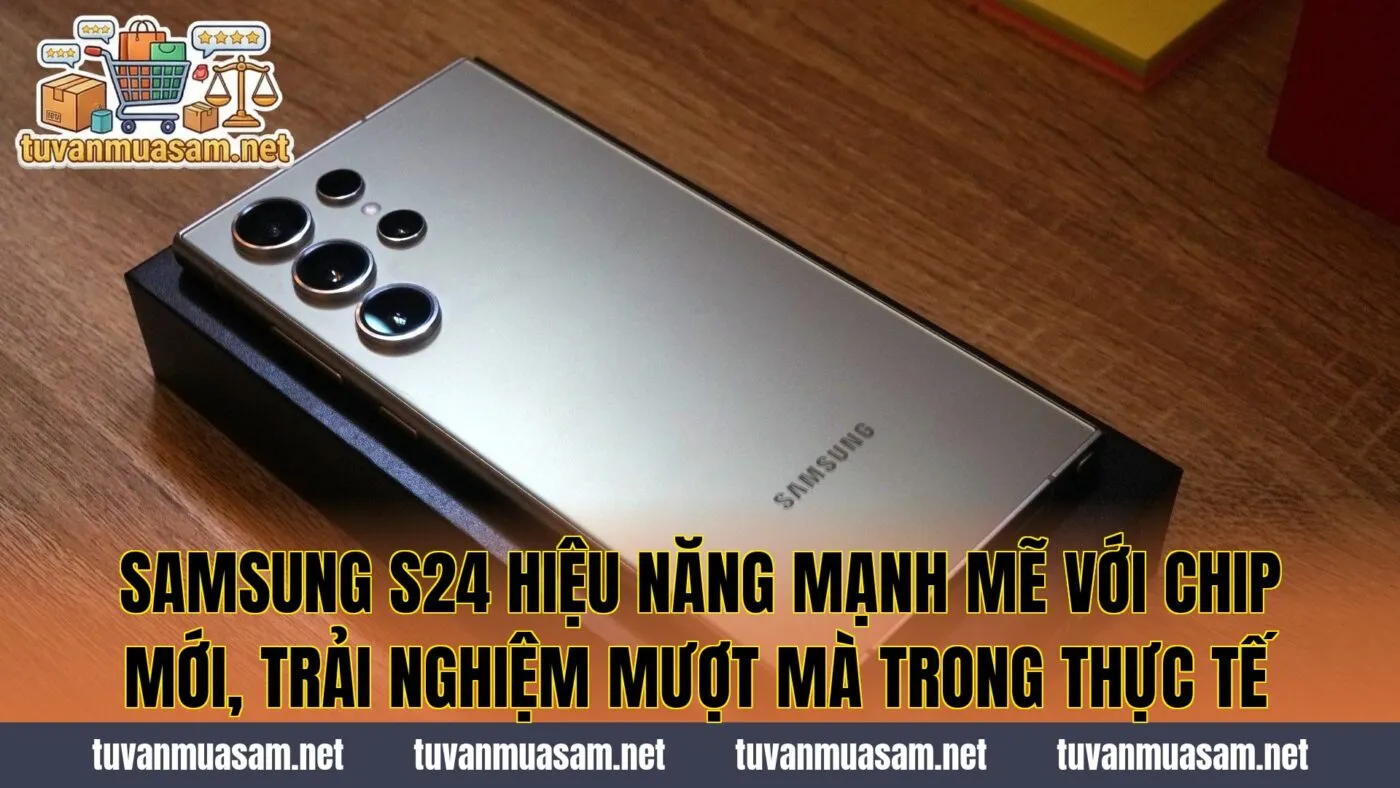 Samsung S24 hiệu năng mạnh mẽ với chip mới, trải nghiệm mượt mà trong thực tế