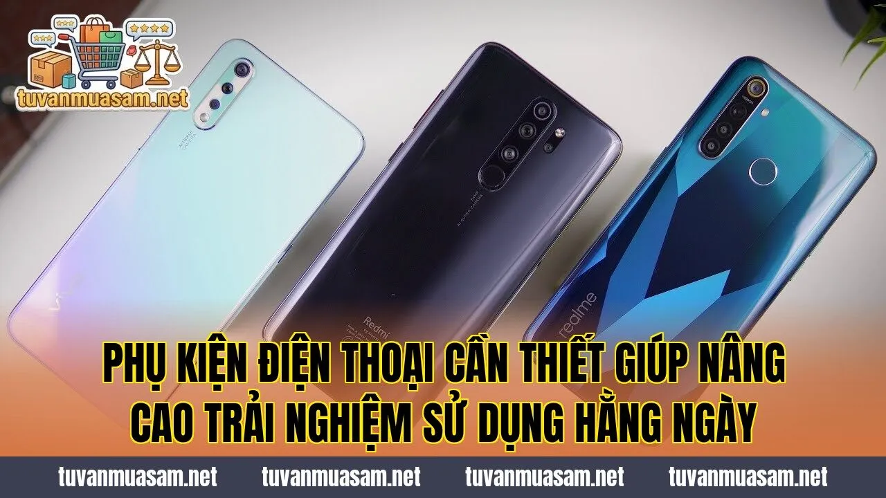 Phụ kiện điện thoại cần thiết giúp nâng cao trải nghiệm sử dụng hằng ngày
